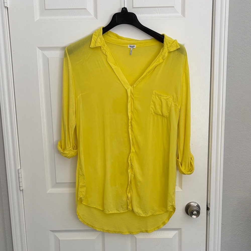 Splendid Yellow Blouse wt52